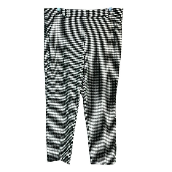 WHBM The Slim Ankle Houndstooth Pants - Picture 3 of 5